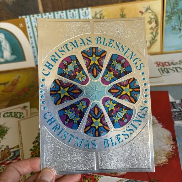 Lot 20 Vtg Christmas Cards UNUSED And Envelopes Famous Artists Studios READ - Picture 3 of 16